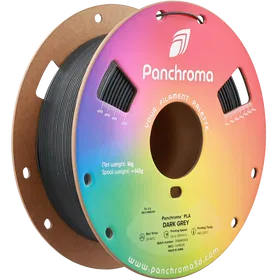 Polymaker Panchroma PLA Mørk grå 1.75mm 1kg