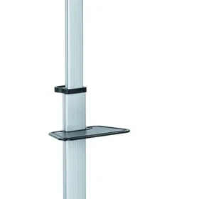 Techly ICA-TR-1546 200 x 200 mm, 600 x 400 mm, -10 - 5°, 180°, Gjuten Aluminium, Plast, Stål, Svart, Grå