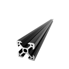 RatRig V-SLOT 2020 Svart Anodiserad
