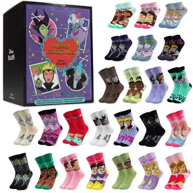 Get Trend Disney Princess & Villains Socks strumpor Advent Calendar 2026 3-8 24 
