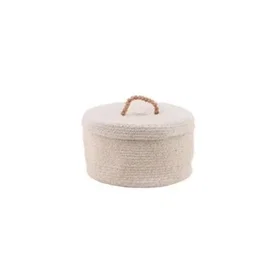 Azao Panier rond avec couvercle 27x16cm