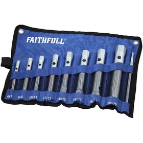 Faithfull SPBOXSET8 Box Spanner Set 8pcs