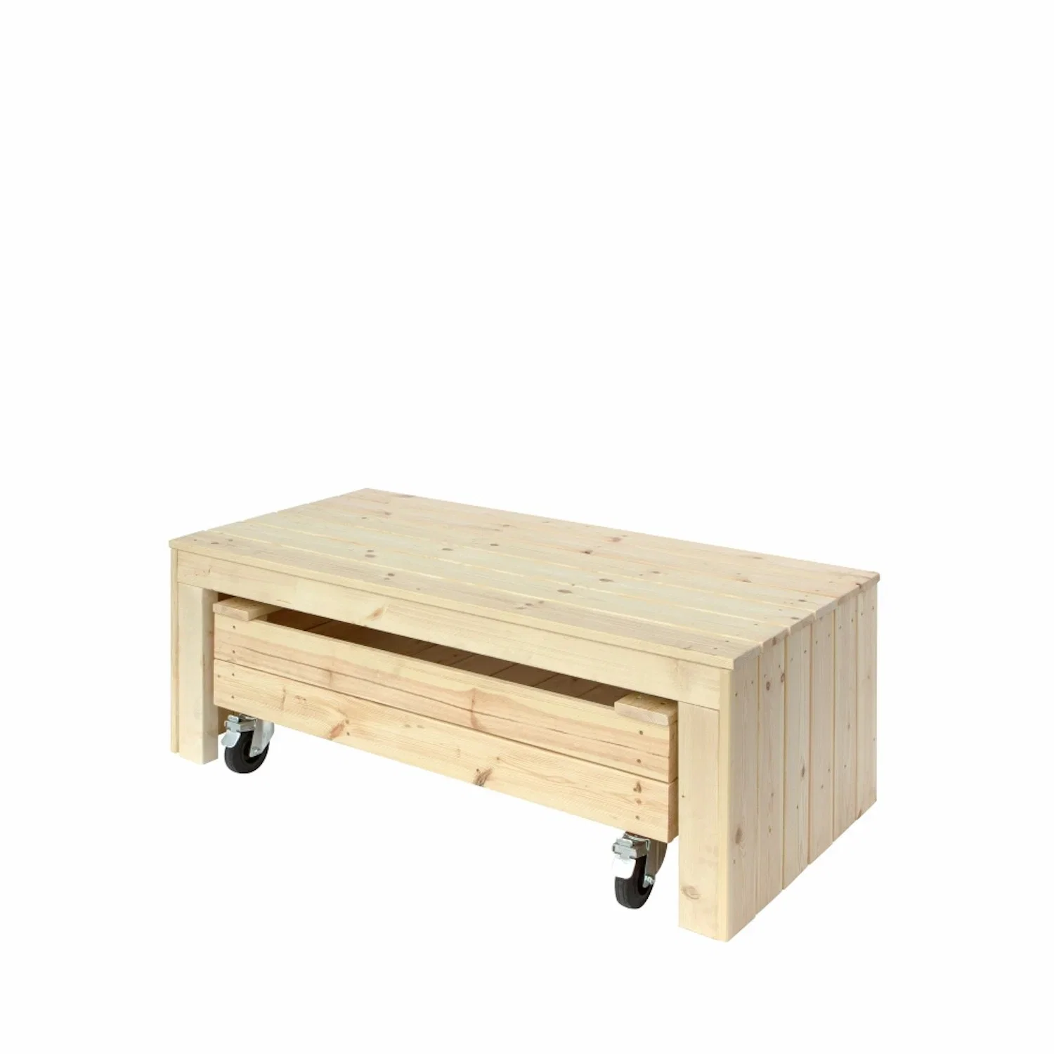 Plus Sandbox Fun with Wheels and Bench 120 cm