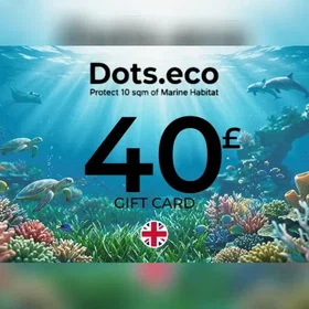 Dots.eco - Protect 10 sqm of Marine Habitat Gavekort 40 GBP