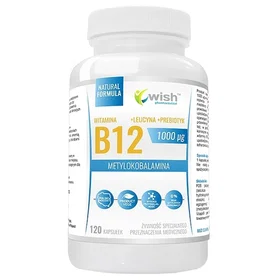 Wish Vitamin B12 Methylcobalamin 1000mcg 120 Kapslar