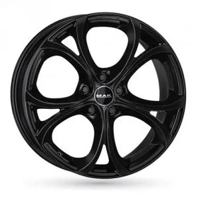 MAK Lario Shiny Black 7.5x17 5/110 ET31 CB65
