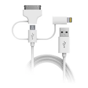 Digipower EU-SP-3N1 Apple Lightning to Micro-USB 3-in-1 Combo Cable