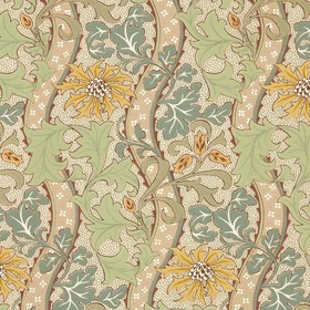 Morris & Co. Cornflower Lemon Sage MUNW217583