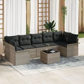 vidaXL Garden Sofa Set with Cushions 8 Pieces 3353951