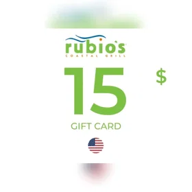 Rubio’s Coastal Grill Gavekort 15 USD