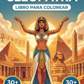 Libro de Colorear de Cleopatra Färgläggningsbok