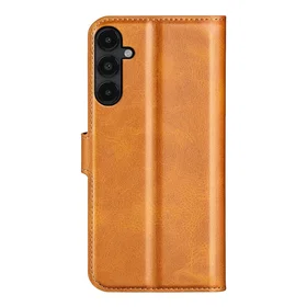 Hållbart Läder Plånboksfodral för Samsung Galaxy M14