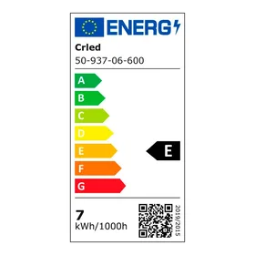 CristalRecord 8435197437964 E27 Blanc 500lm 6W
