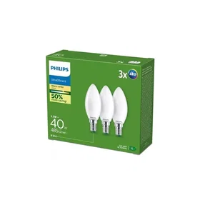 Philips 929003800831 Ultra Efficient B35 E14 827lm 2.3W 3-pack