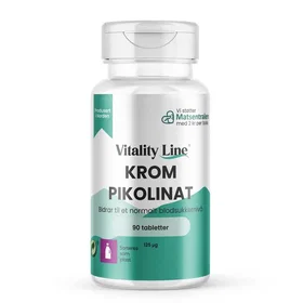 Vitality Line Chromium Picolinate 125ug 90 Tablets