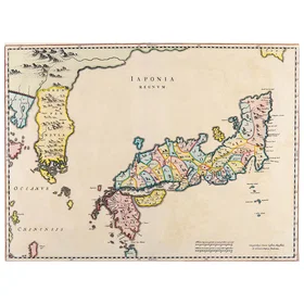 Legendarte Tableau Cartographie Ancienne Carte No. 3 80x100cm