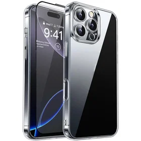 RURIHAI 2-i-1 Flexibelt Plastfodral för iPhone 14 Pro