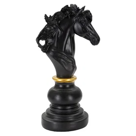 Mauro Pièce d'échecs Figurine Noir Doré