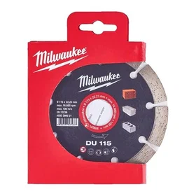 Milwaukee DU 115 Diamantkiv 115x22.23mm