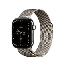 Apple Watch Series 10 46mm Titane avec Boucle Milanese MJGP4ZR/A