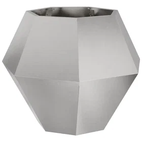 vidaXL Jardinière Stainless Steel 75x75x60cm 884047