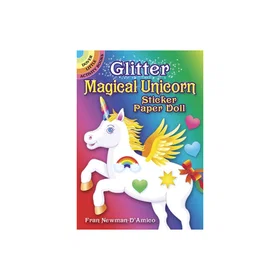 Dover Publications Glitter Magical Unicorn Sticker Pappersdocka