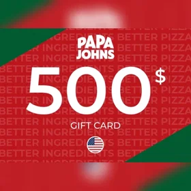Papa Johns Gavekort 500 USD