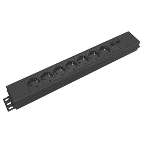 Axessline 7-Way Power Strip 0.5m 935-T7DD