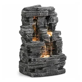 Zen'Light Cascade Nature Fontaine SCFR 150 Gris 19 x 24 x 32 cm