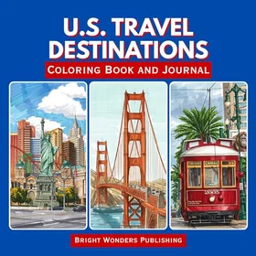 U.S. Travel Destinations Färgläggningsbok