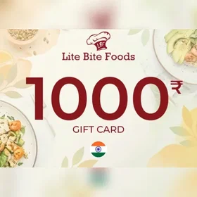 Lite Bite Gift Card 1000 INR