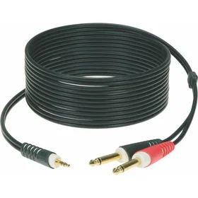 Klotz Y-Cable Stereo Minijack 1m AY5-0100