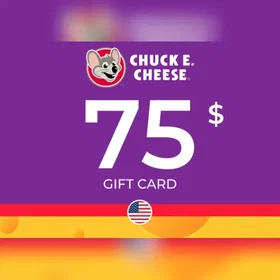 Chuck E.Cheese's Gift Card 75 USD
