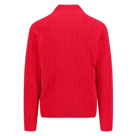 FYNCH-HATTON Cable Half Zip Sweater (Herr)