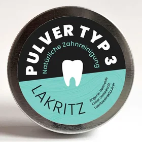 Schettlers Naturlig Pulver Tandkräm Typ 3 Lakrits