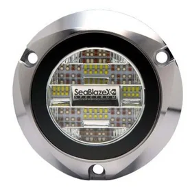 Lumitec Seablaze RGBW LED Surface Mount Light Chrome