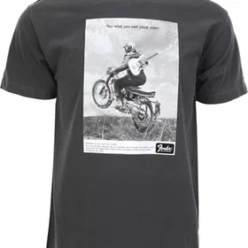 Fender Vintage Ad Biker T-shirt (Unisex)