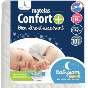 Babysom Comfort Plus Matelas Respirant 60x120cm