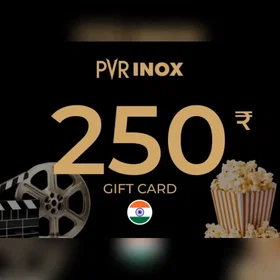 PVR Inox Cinemas Gavekort 250 INR