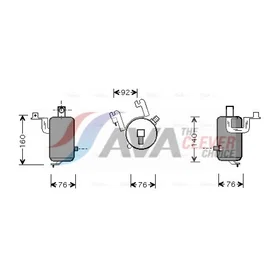 AVA CND203 Erstatningsfilter (3-pack)