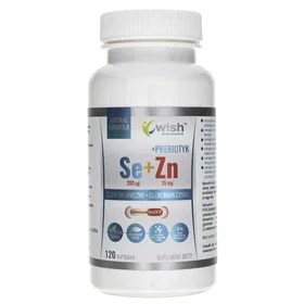 Wish Se+Zn +Prebiotic 200mcg 120 Capsules