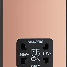 BG Electrical Evolve Charger Socket 2-way Grounded BG-PCDCP20B