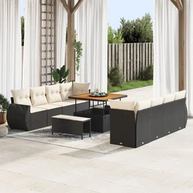 vidaXL Garden Sofa Set with Cushion 11 Pieces 3361855