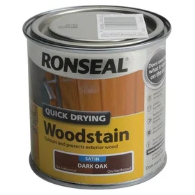 Ronseal Woodstain Satiini Tumma Tammi Puuainetta 250ml