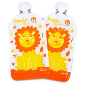 Petite&Mars Papoo Matpose 6x150ml Oppbevaringsbeholder 901808