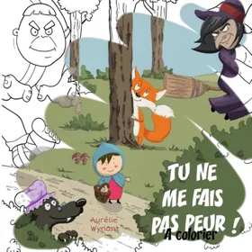 AFNIL Tu Ne Me Fais Pas Peur ! Färgläggningsbok