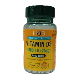Holland & Barrett Vitamin D3 1000IU 120 Tablets