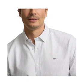 Stenströms Slimline Casual Oxford Striped Shirt (Herre)