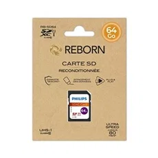 Guca Reborn REBORN SDXC UHS-I Classe 10 64Go