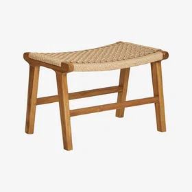 House Nordic Derby Footstool Brown